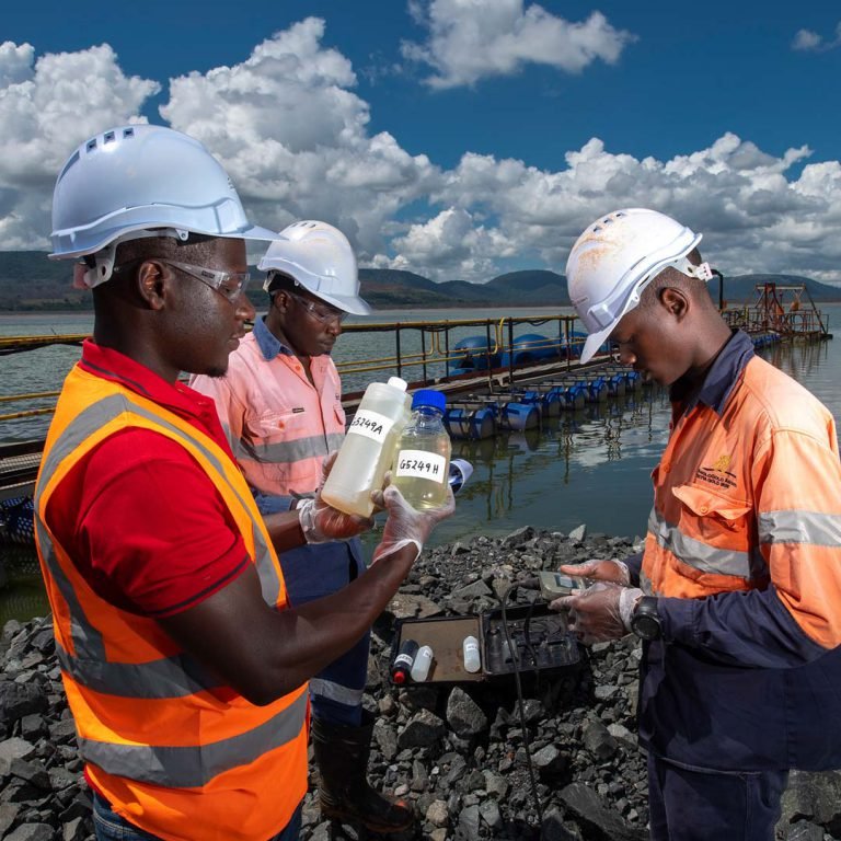 Water quality testing, Geita, Tanzania