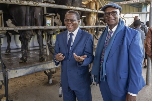 Professor Sakhela Buhlungu: Vice-Chancellor at University of Fort Hare and Ambassador Baso Sangqu: Senior Vice President at AngloGold Ashanti